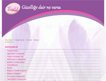 Tablet Screenshot of eylulkozmetik.net